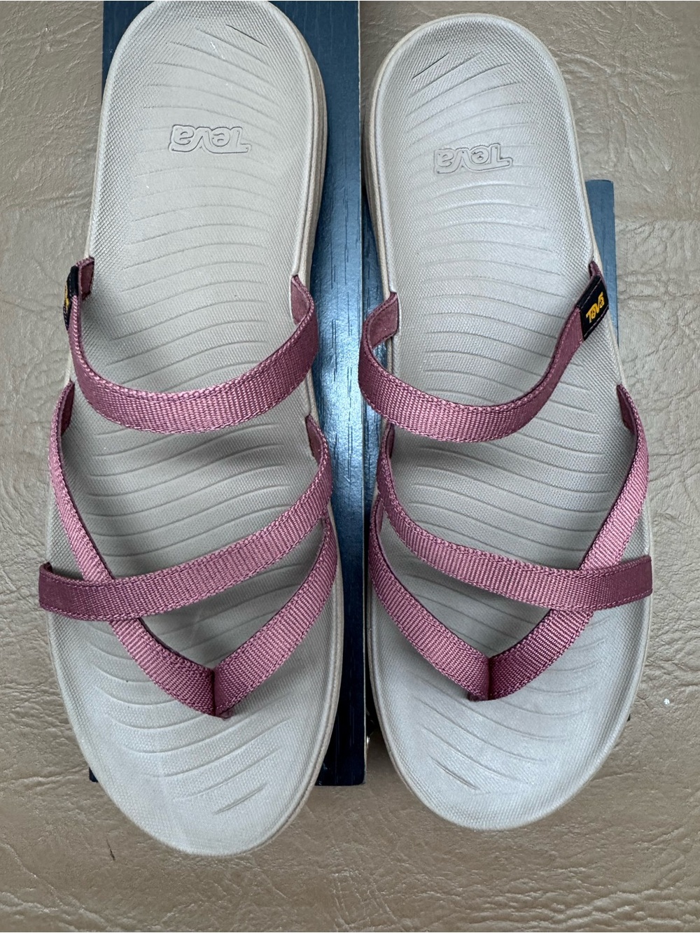 Teva Women's TirraTraveler Mahogany Strappy Slip-On Flip-Flop Sandals Size 10 - Picture 8 of 10